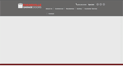 Desktop Screenshot of evansvillegaragedoors.com